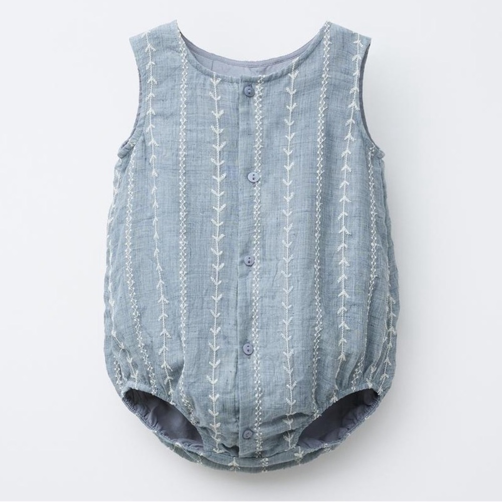 Zara Embroidered Romper, 12-18 months